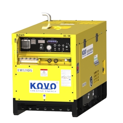 Generatore di saldatore ad arco diesel portatile da 400 ampere EW320DST con corrente nominale 280CC/CV